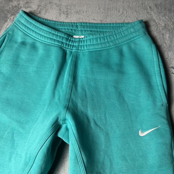 Nike Sweatpants Mens Medium Teal Sportswear Club Fleece Tapered Leg 716830-392 - Picture 3 of 10